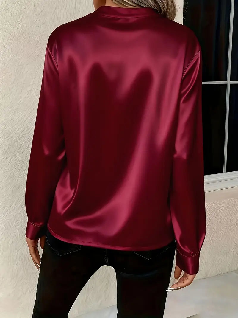 Nerea | Blusa Satinada Elegante