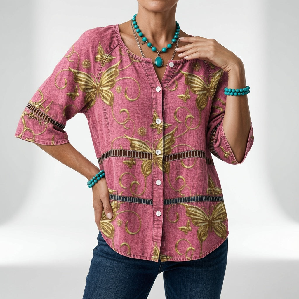 Sonia | Blusa Bohemia Estampada