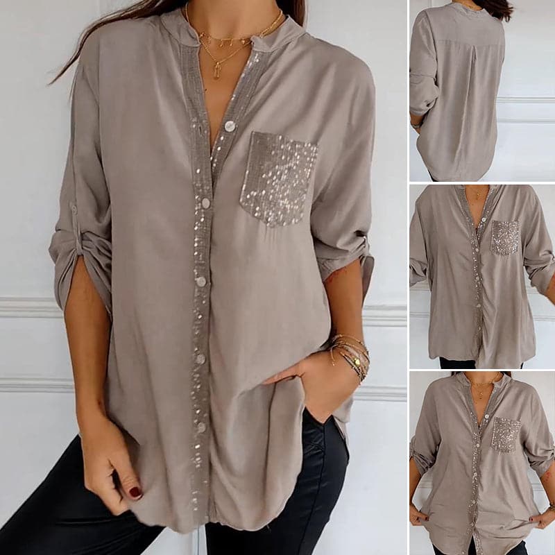Araceli | Top Elegante con Brillo