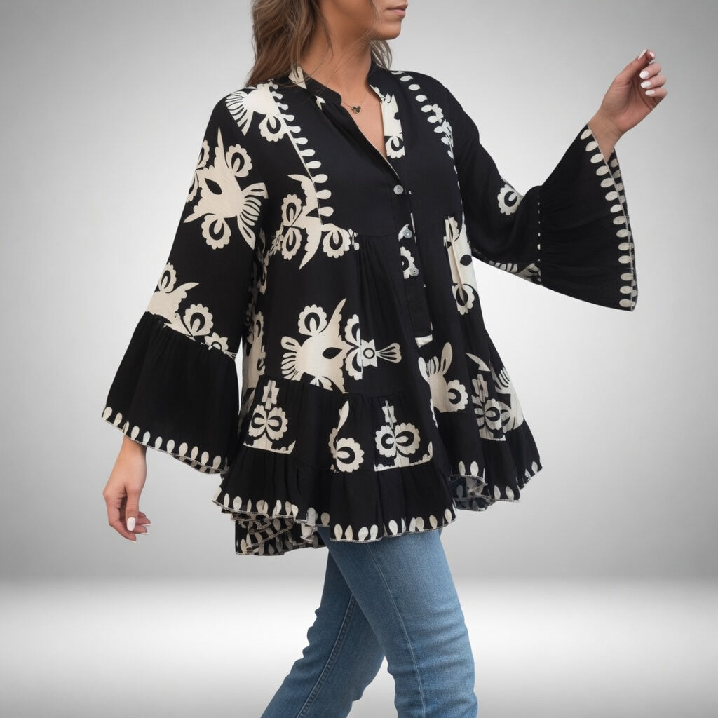 Daniela | Blusa Bordada Bohemia