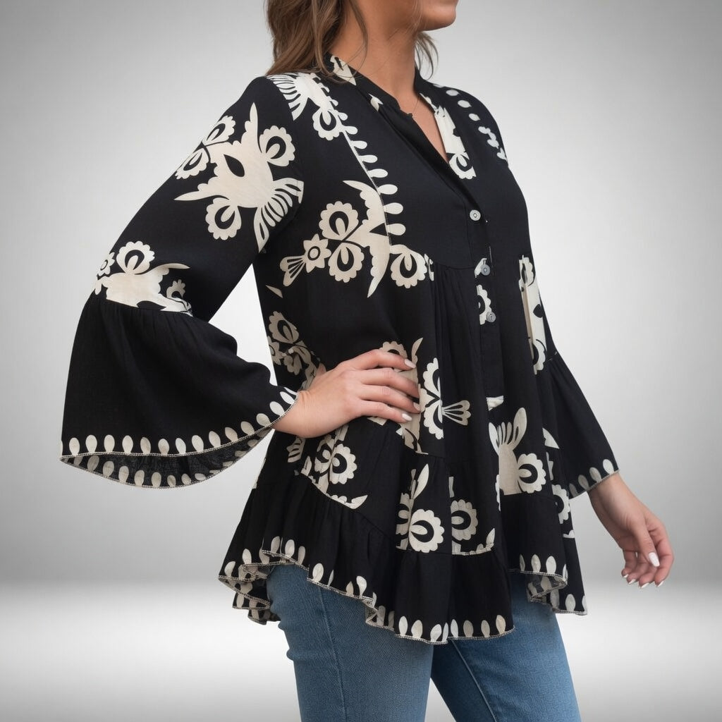 Daniela | Blusa Bordada Bohemia