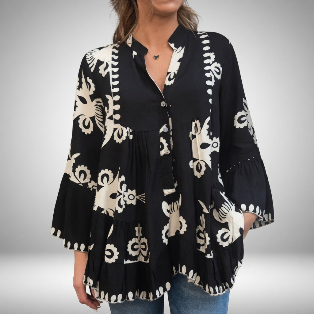 Daniela | Blusa Bordada Bohemia