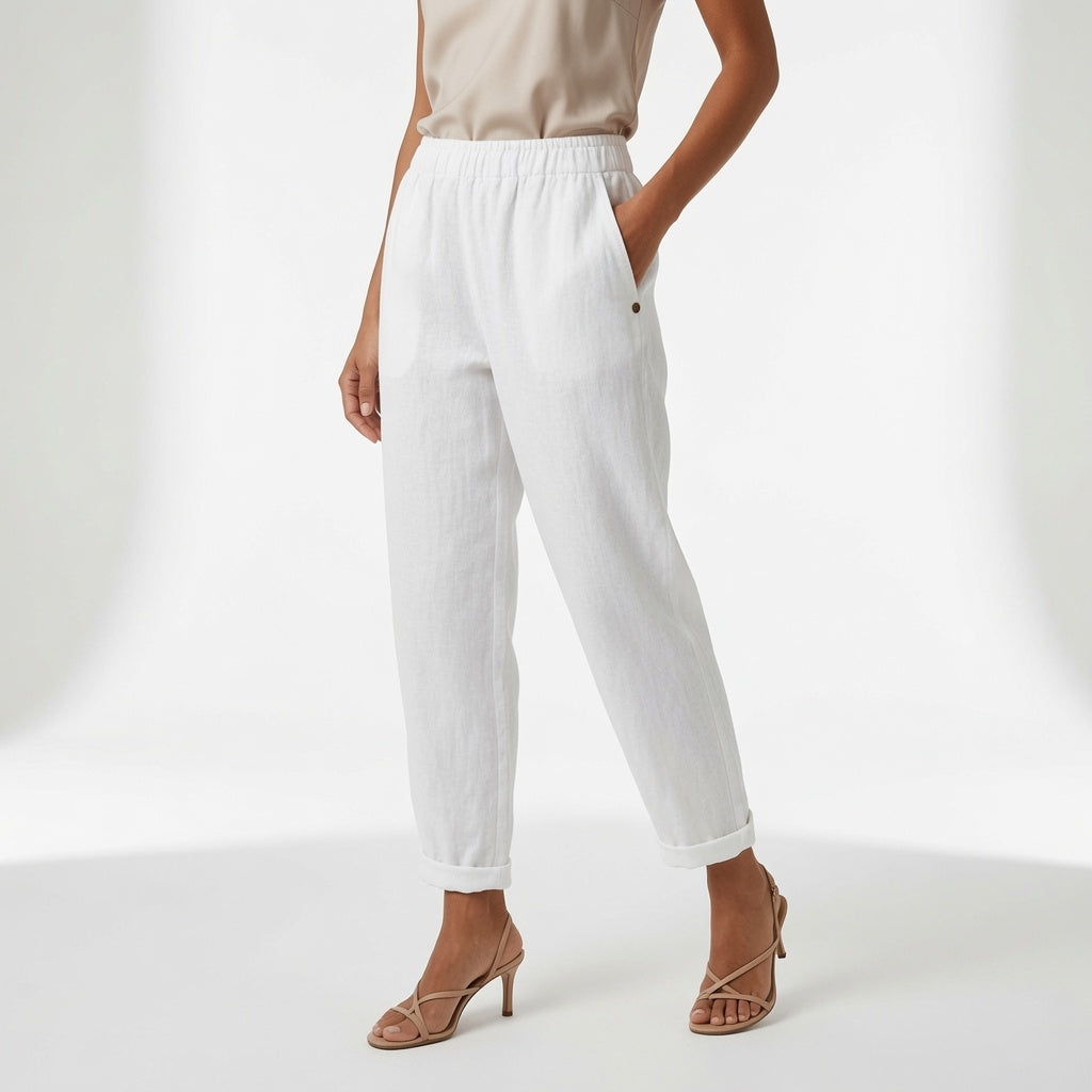Tamara | Pantalón Fluido de Lino