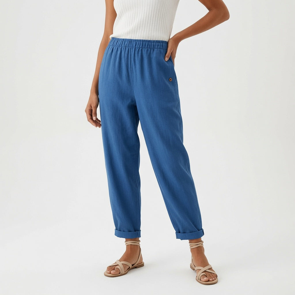 Tamara | Pantalón Fluido de Lino
