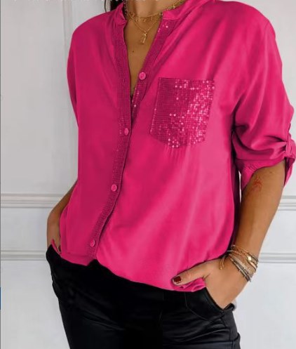 Araceli | Top Elegante con Brillo