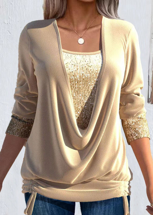 Esperanza | Blusa Larga Efecto Superpuesto