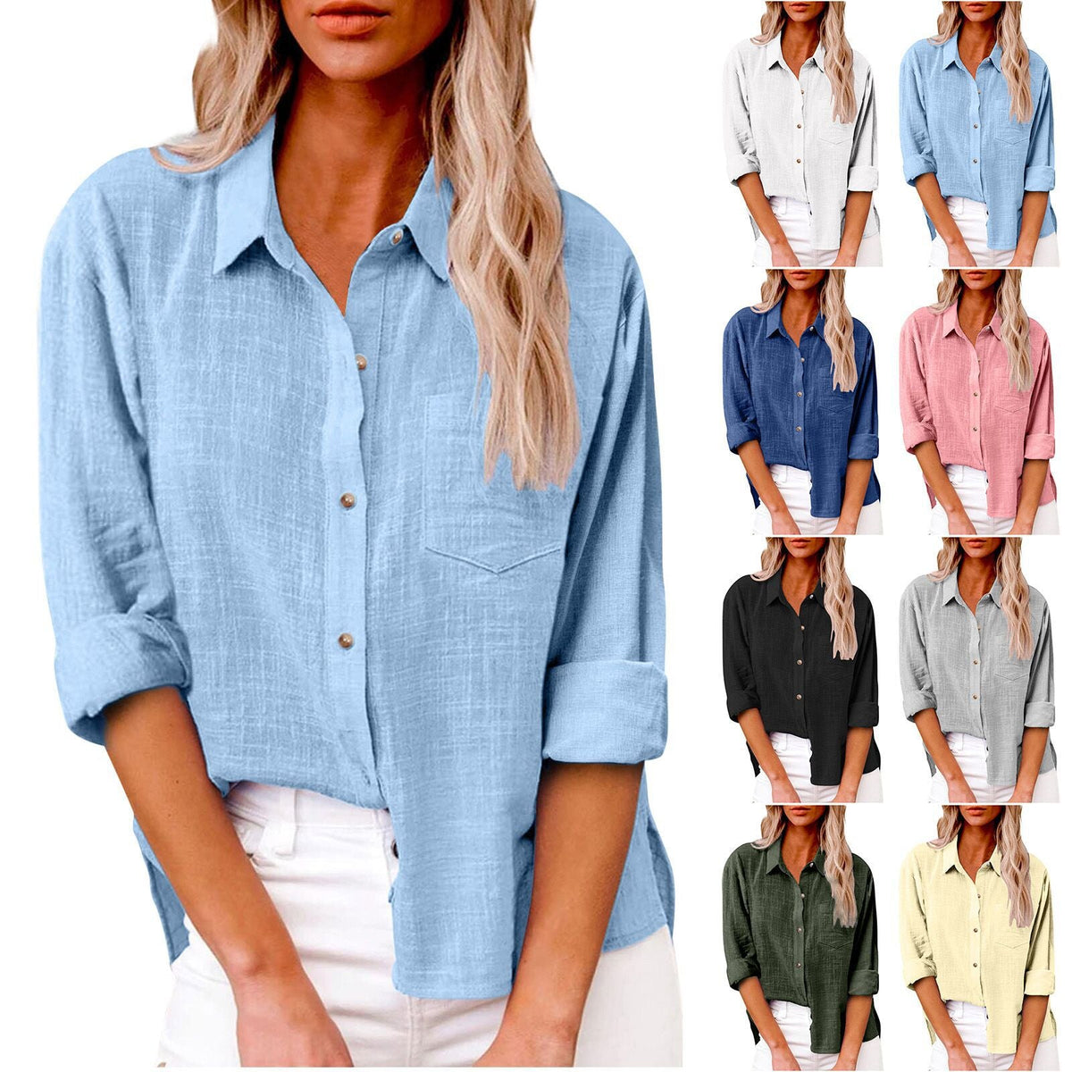 Yesenia | Blusa de Algodón Clásica