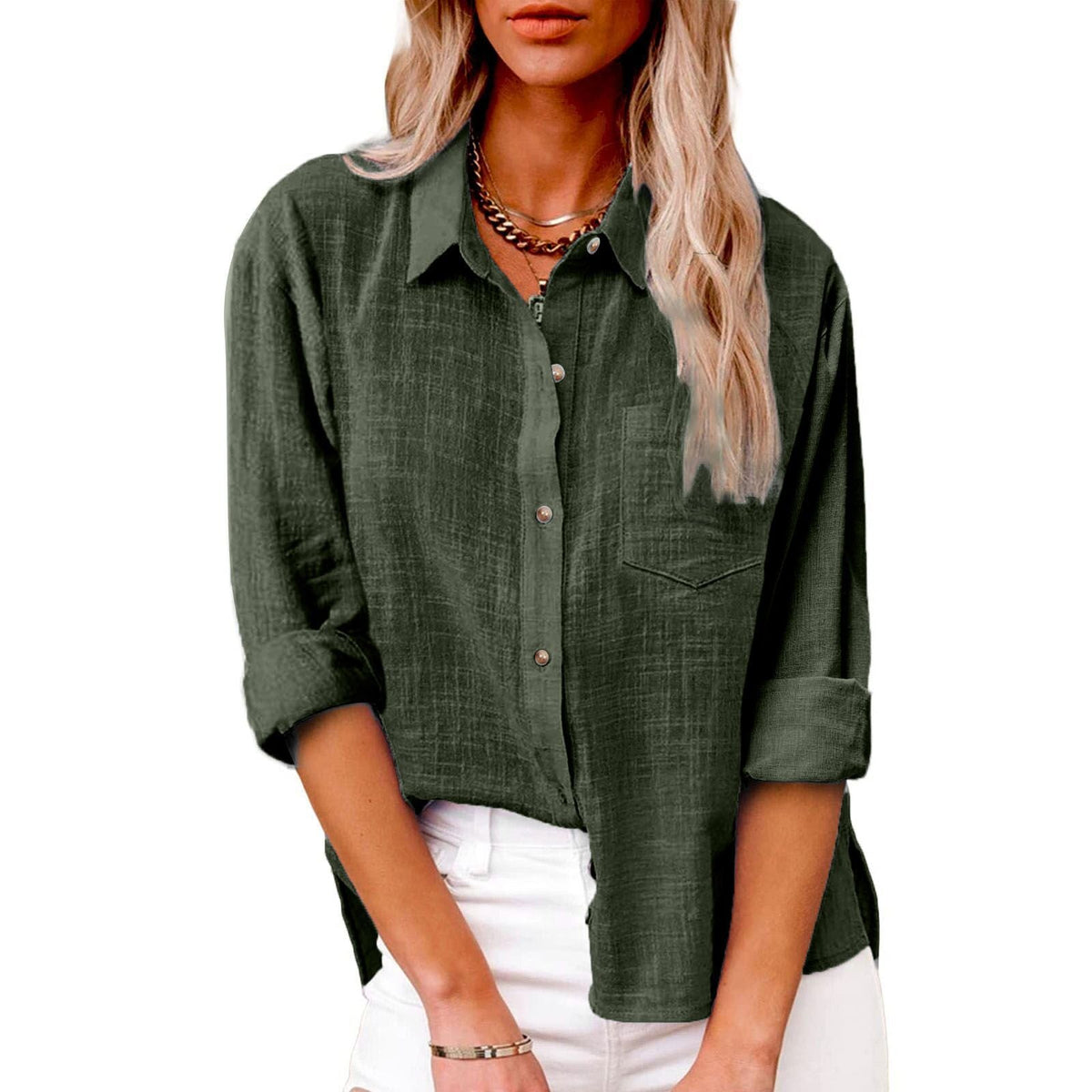 Yesenia | Blusa de Algodón Clásica