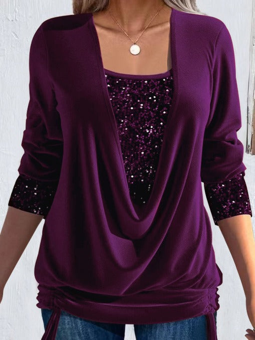Esperanza | Blusa Larga Efecto Superpuesto