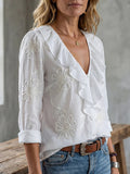 Abigail | Blusa con Volantes Femenina