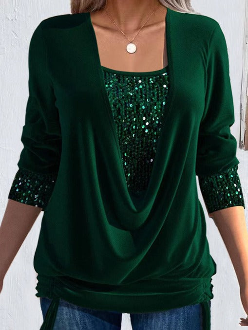 Esperanza | Blusa Larga Efecto Superpuesto