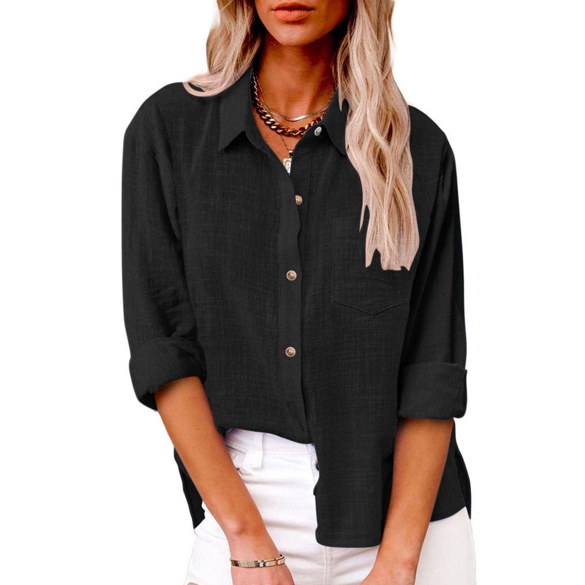 Yesenia | Blusa de Algodón Clásica