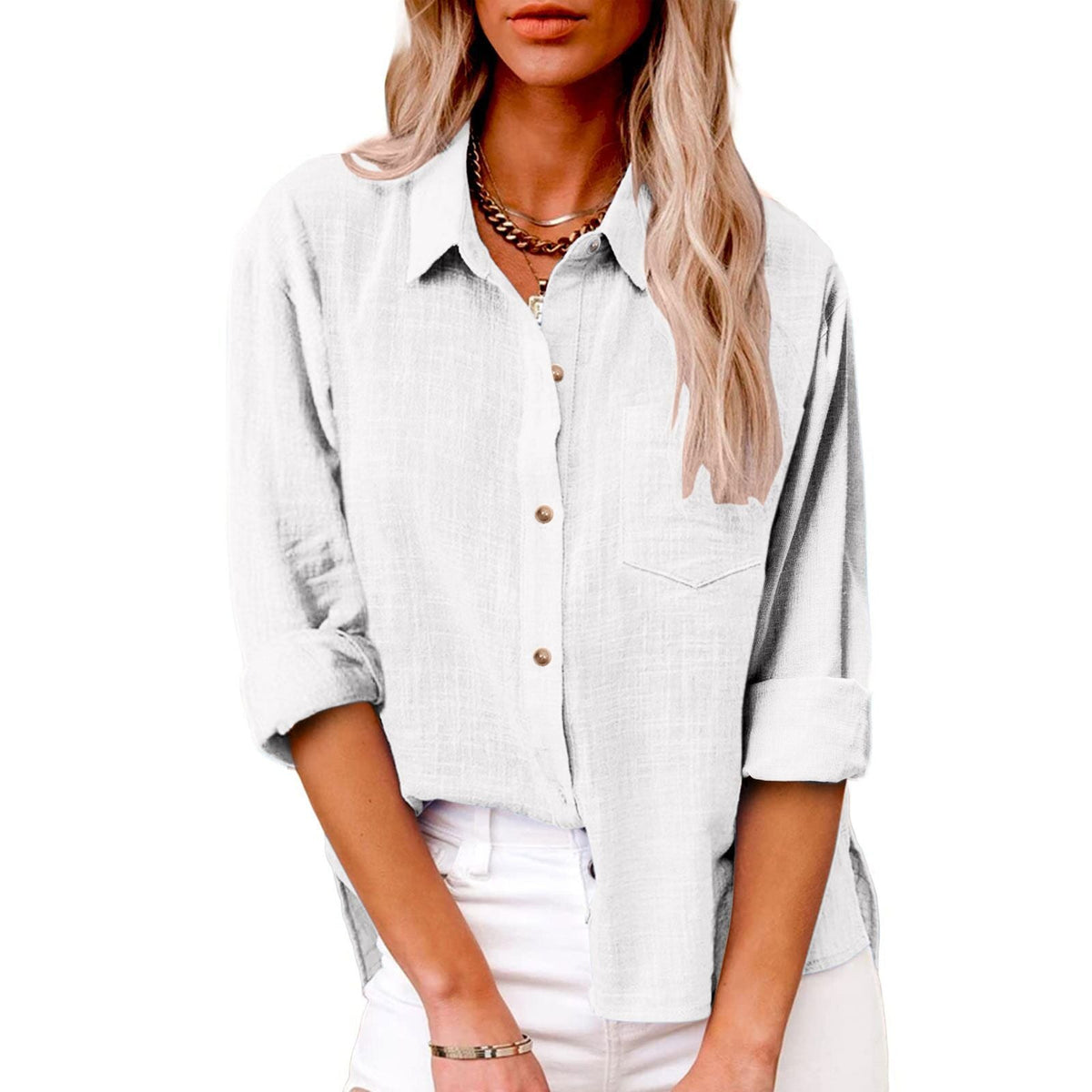 Yesenia | Blusa de Algodón Clásica