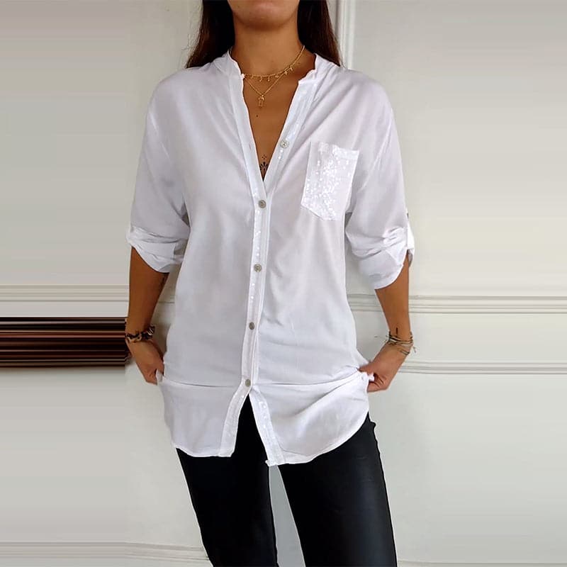 Araceli | Top Elegante con Brillo