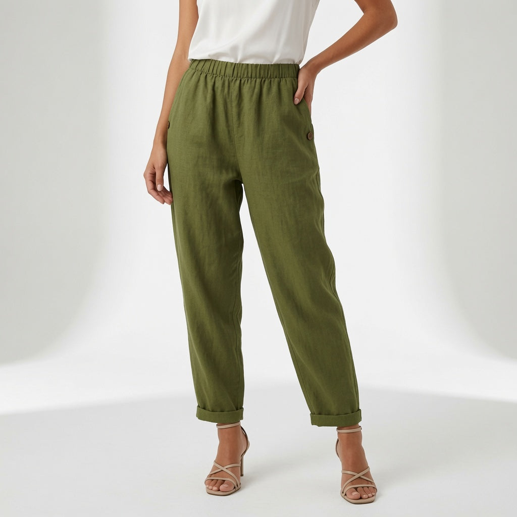 Tamara | Pantalón Fluido de Lino