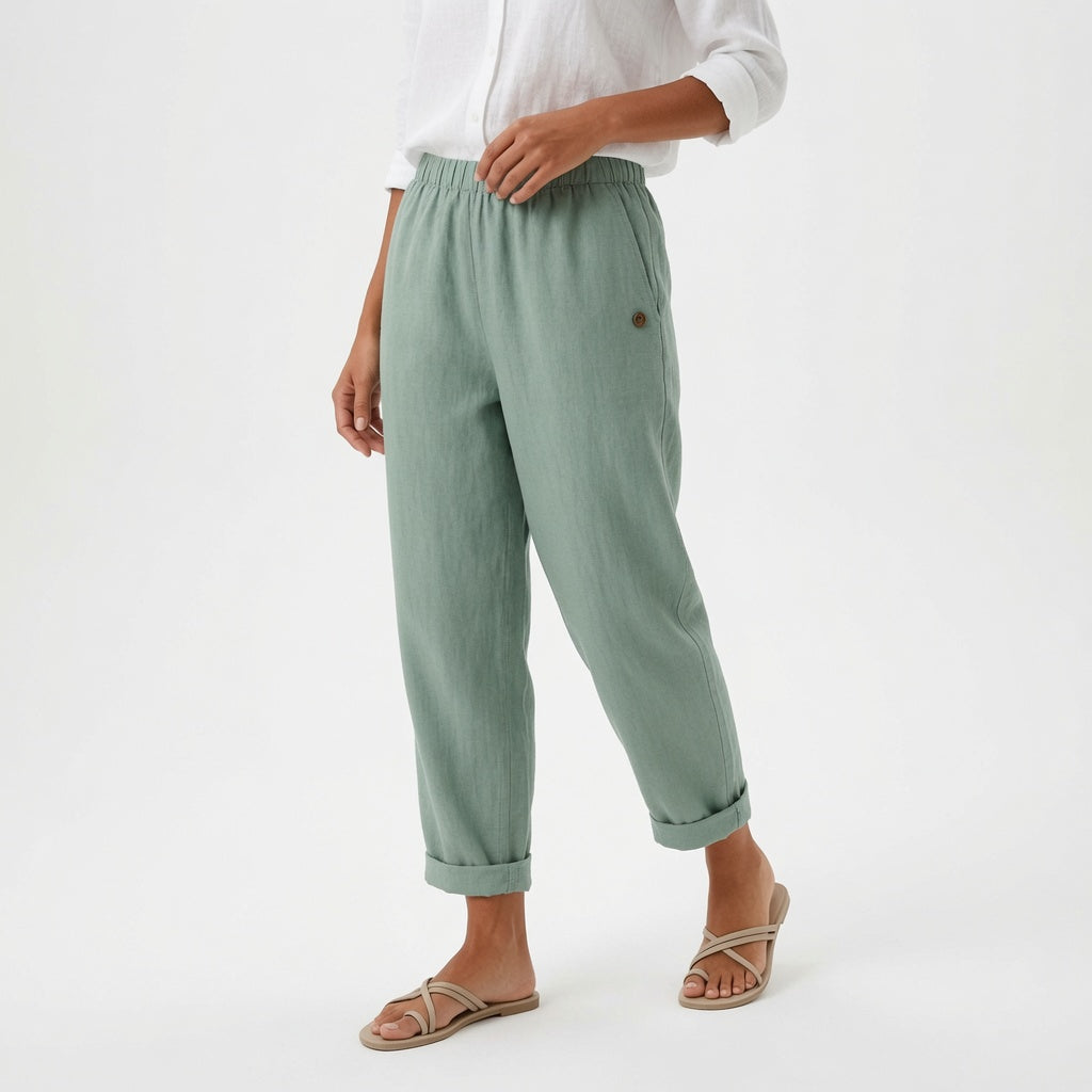 Tamara | Pantalón Fluido de Lino
