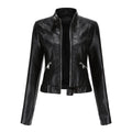 Begoña | Chaqueta Motera Cuello Mao