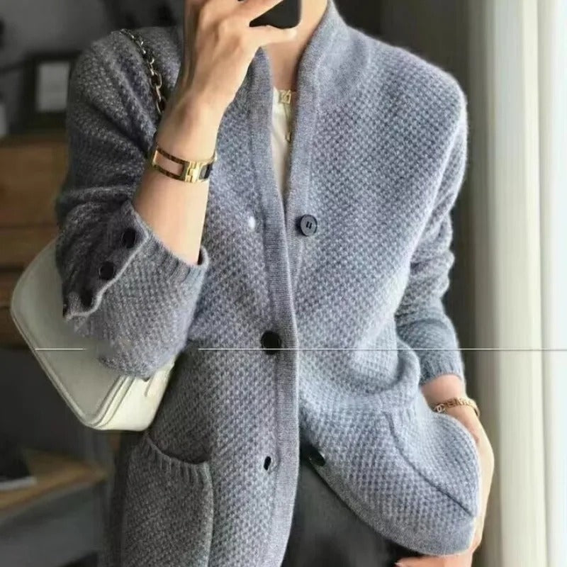 Carmen | Chaqueta de Punto Escote V
