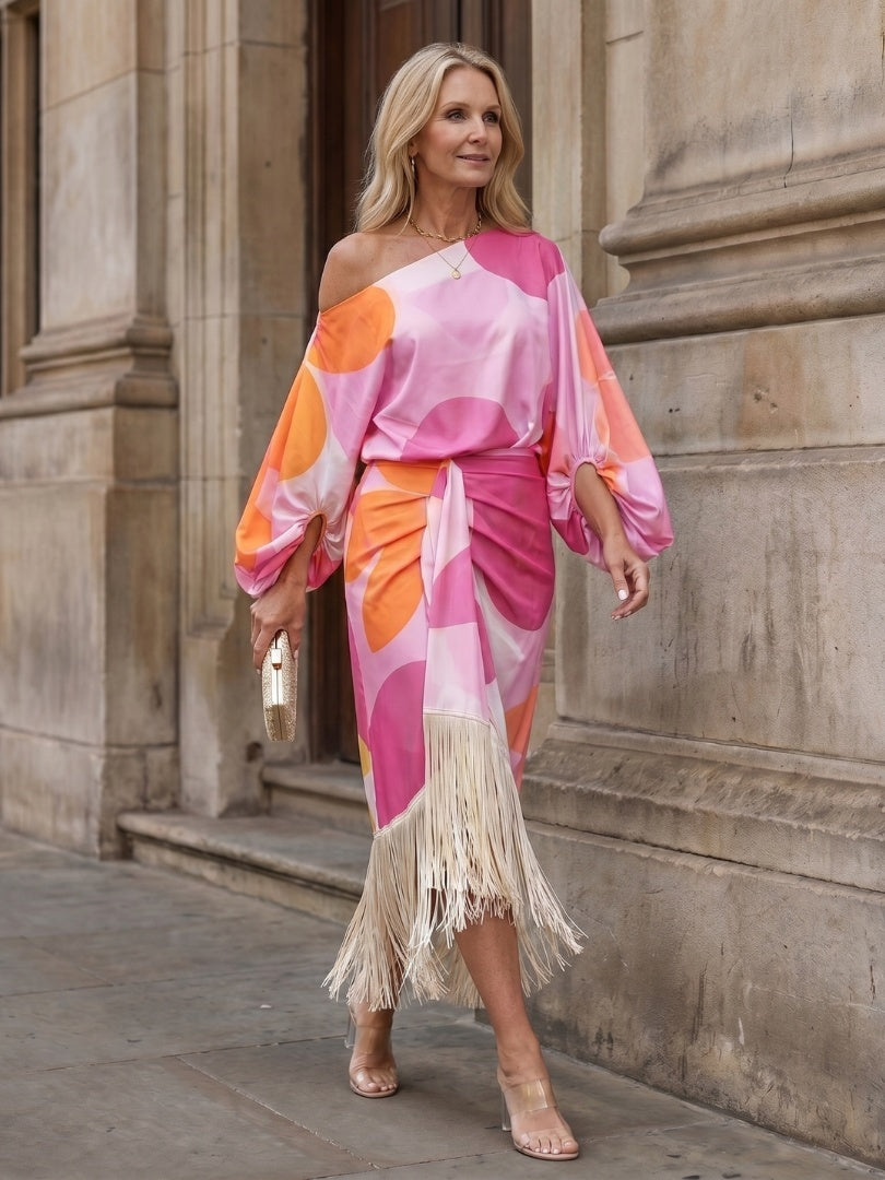 Valeria | Vestido Midi Asimétrico