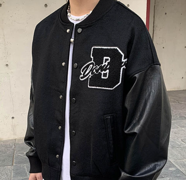 Fernando | Varsity Jacket Bordado Oversize