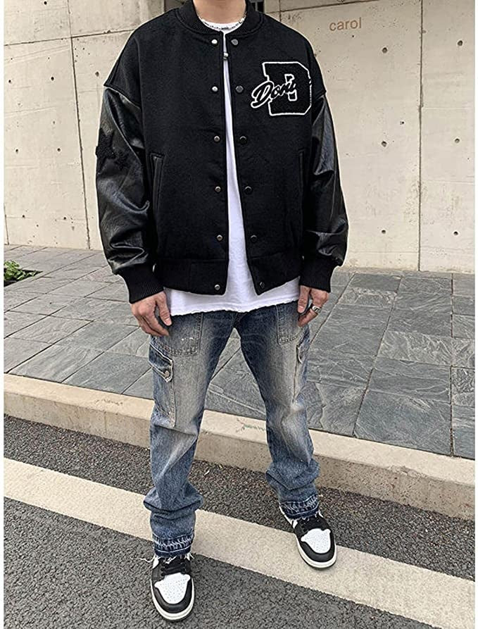 Fernando | Varsity Jacket Bordado Oversize