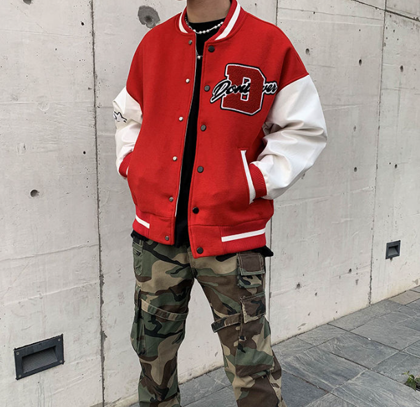Fernando | Varsity Jacket Bordado Oversize