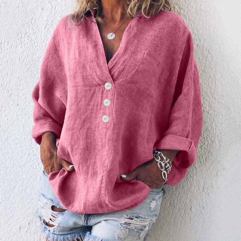 Concepción | Blusa de Lino Oversized