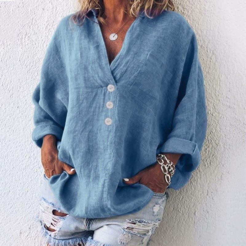 Concepción | Blusa de Lino Oversized