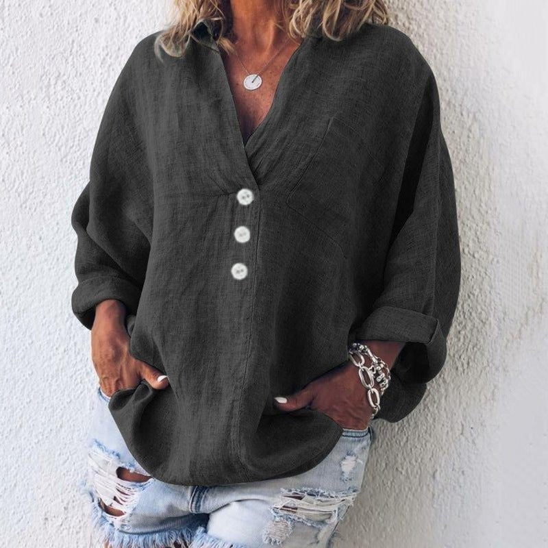 Concepción | Blusa de Lino Oversized