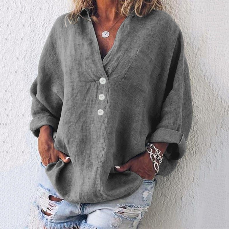 Concepción | Blusa de Lino Oversized