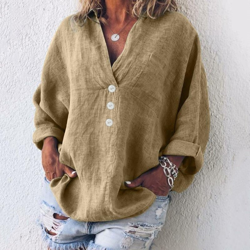 Concepción | Blusa de Lino Oversized