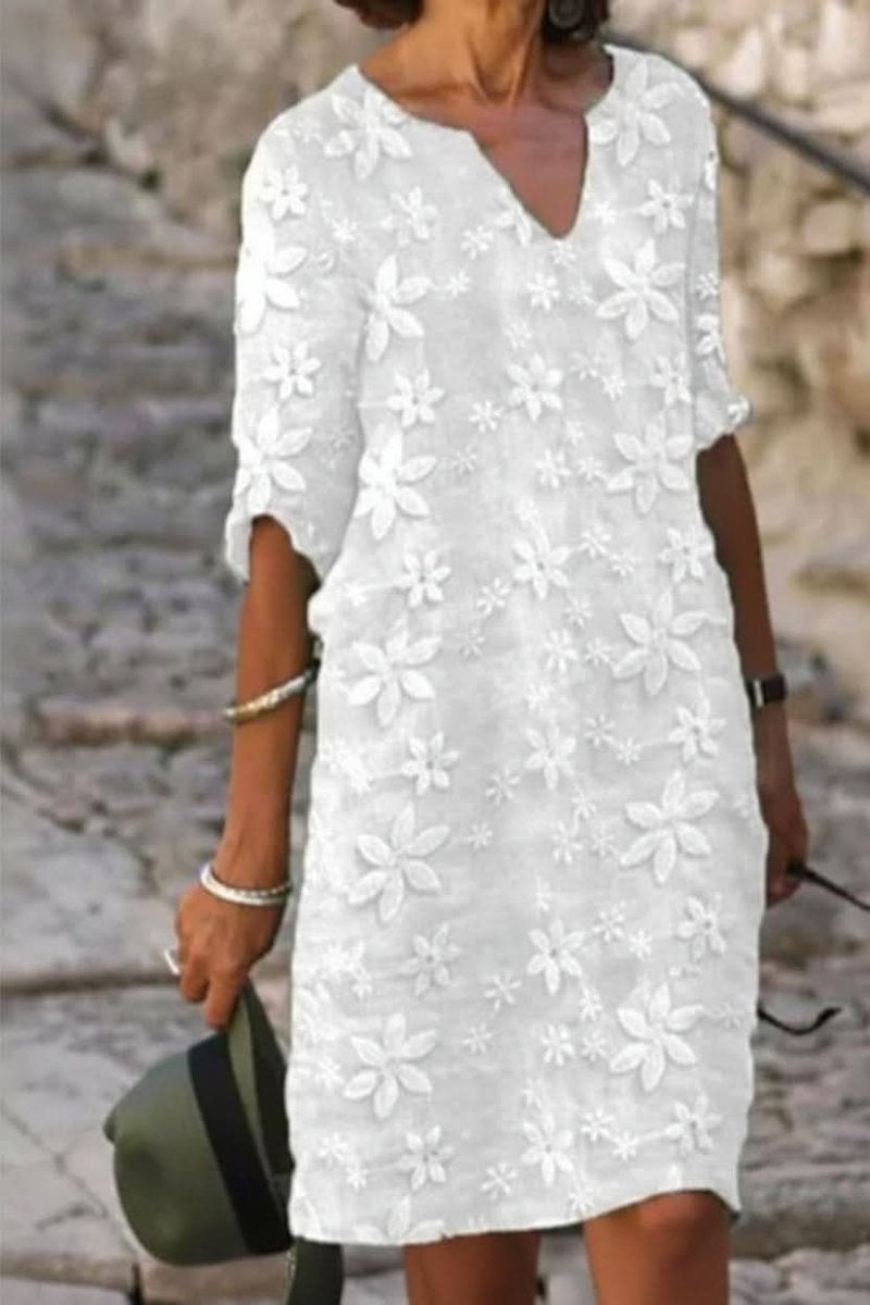 Dalia | Vestido con Encaje Floral
