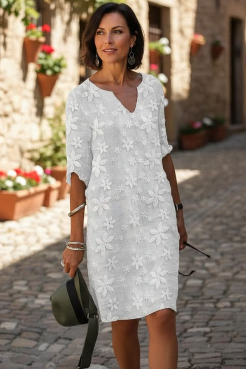 Dalia | Vestido con Encaje Floral
