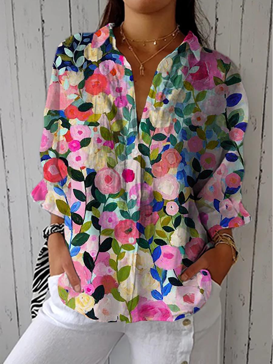 Loreto | Blusa Tropical Estampada