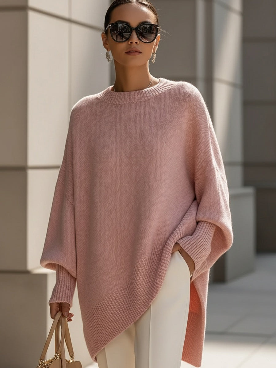 Lucía | Jersey Oversize Cuello Redondo