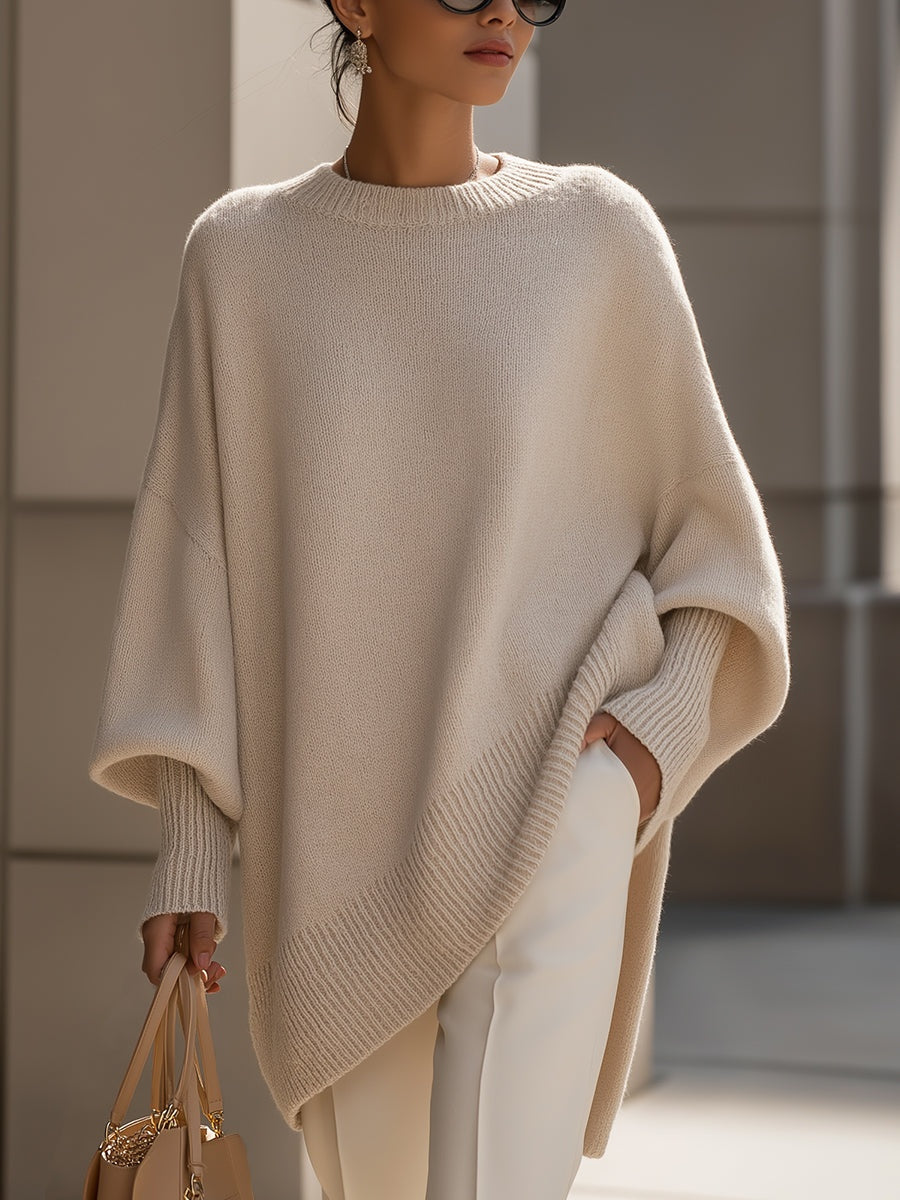 Lucía | Jersey Oversize Cuello Redondo
