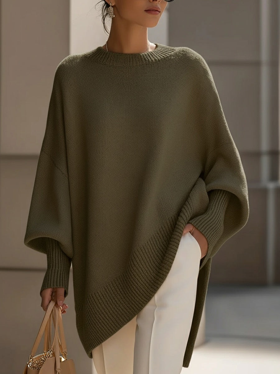 Lucía | Jersey Oversize Cuello Redondo