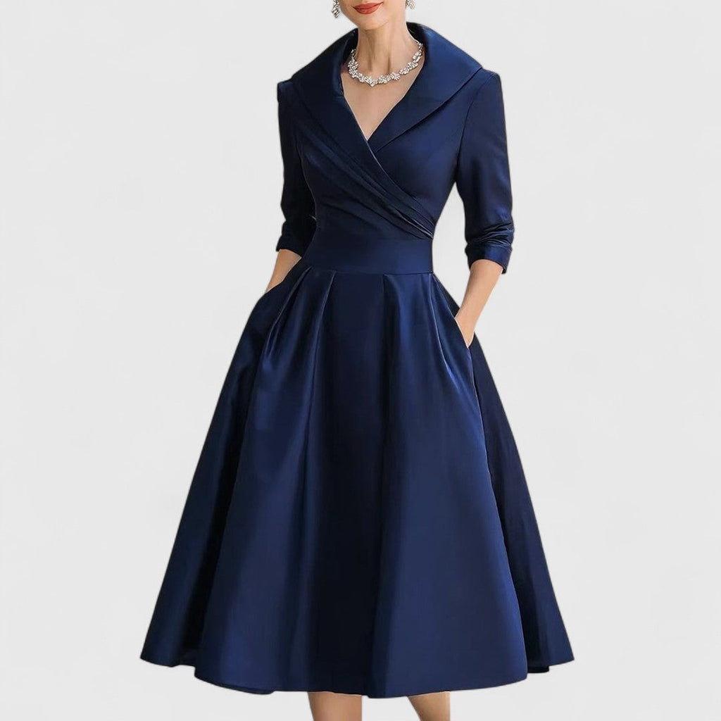 Salomé | Vestido Midi Sencillo