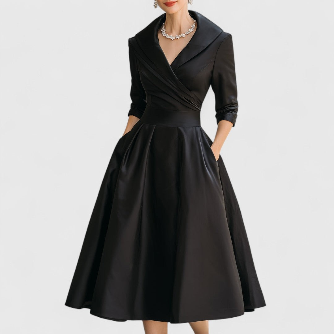 Salomé | Vestido Midi Sencillo