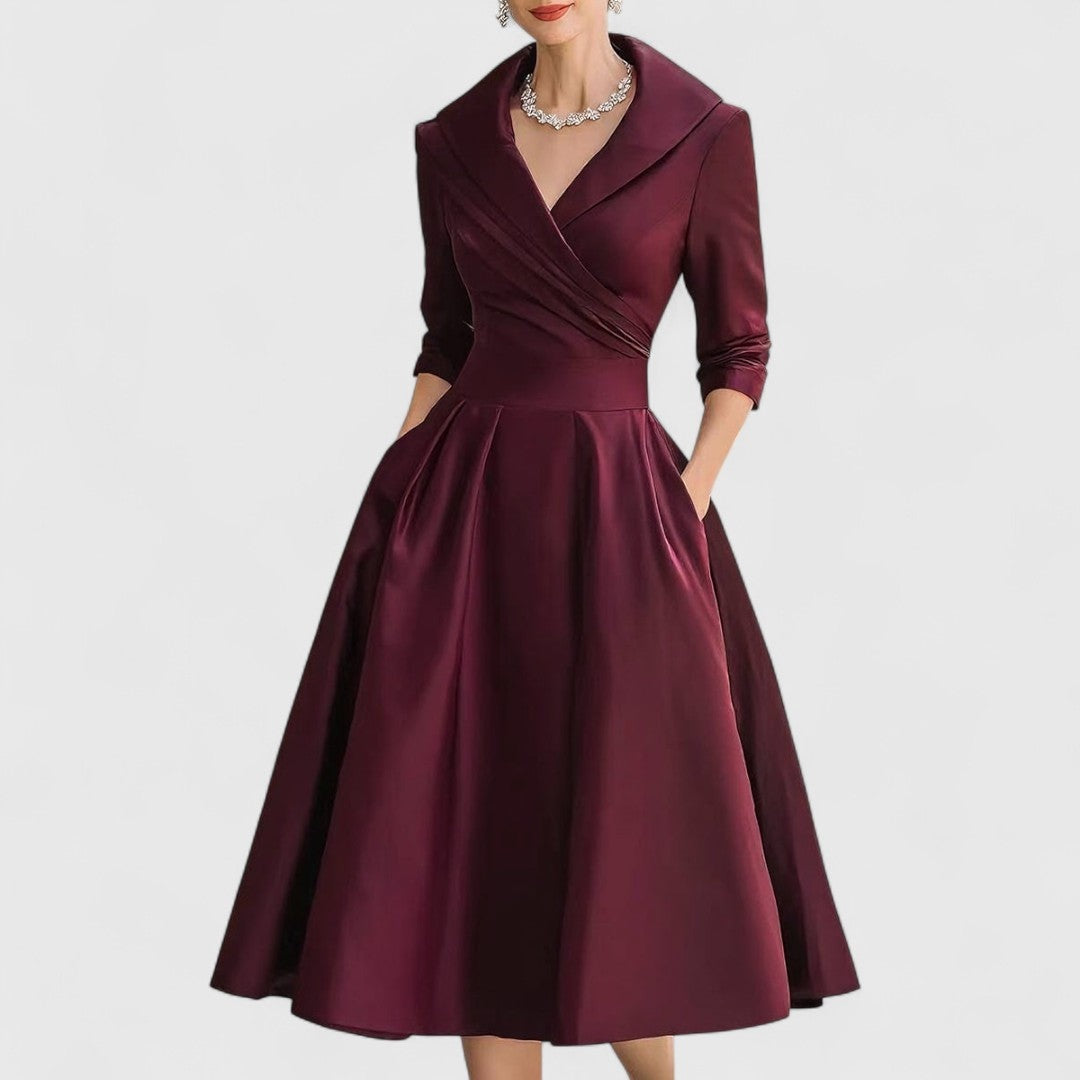 Salomé | Vestido Midi Sencillo