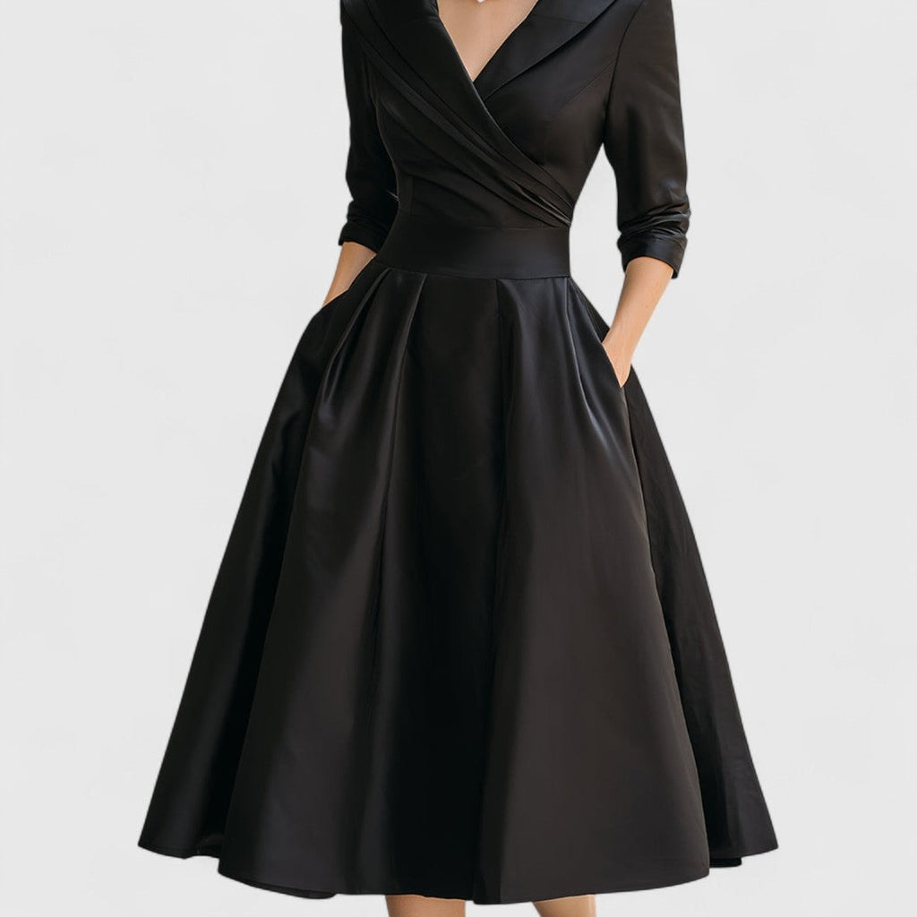 Salomé | Vestido Midi Sencillo