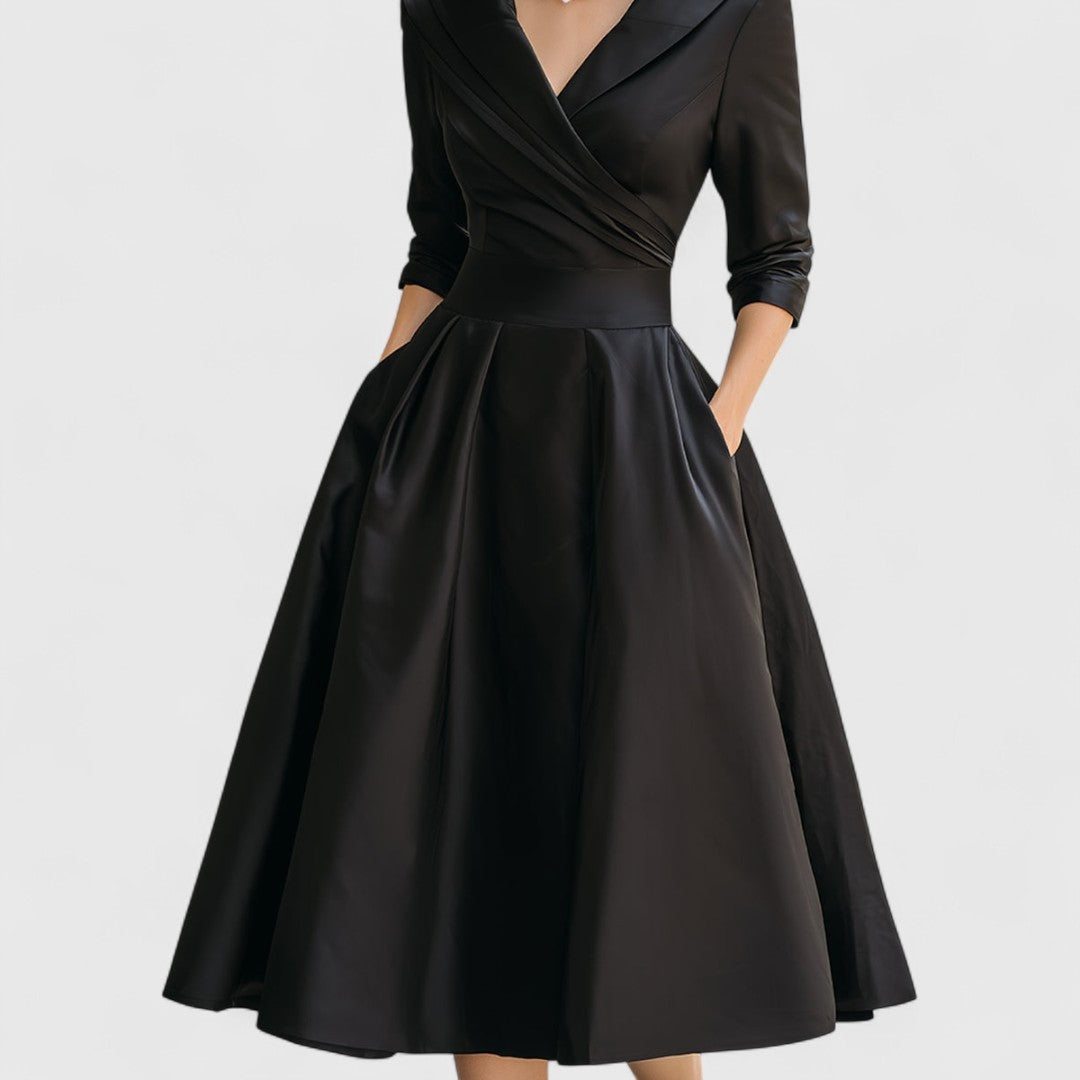 Salomé | Vestido Midi Sencillo