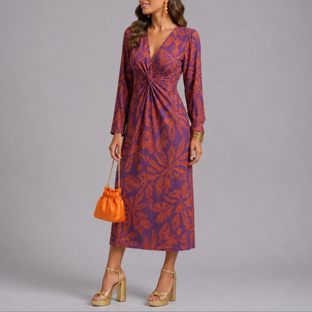Gracia | Vestido Midi Estampado