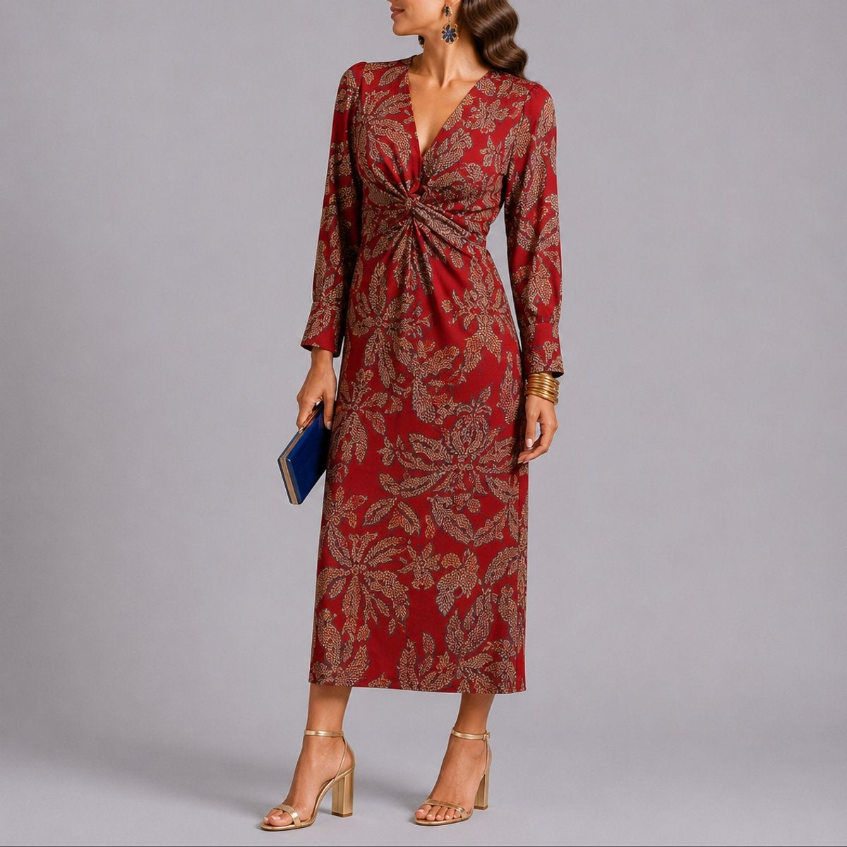 Gracia | Vestido Midi Estampado