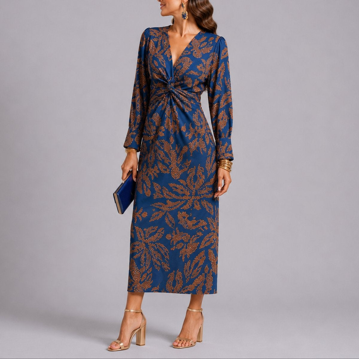 Gracia | Vestido Midi Estampado