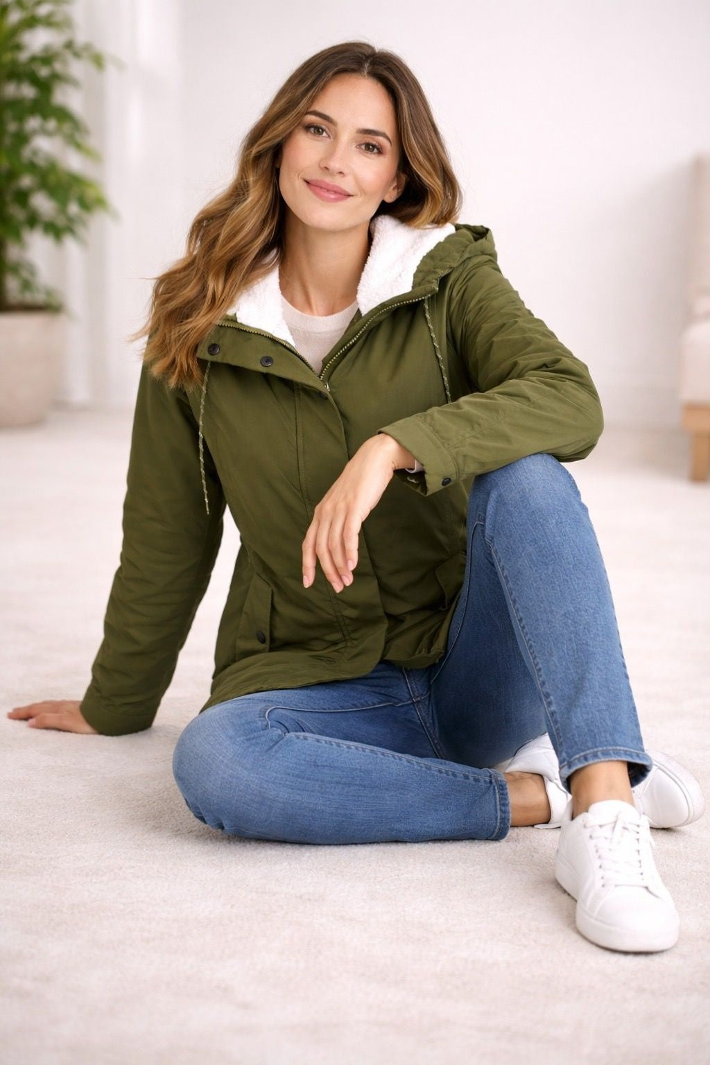Amalia | Parka Impermeable Forrada