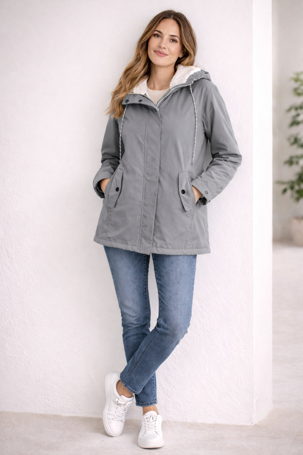 Amalia | Parka Impermeable Forrada