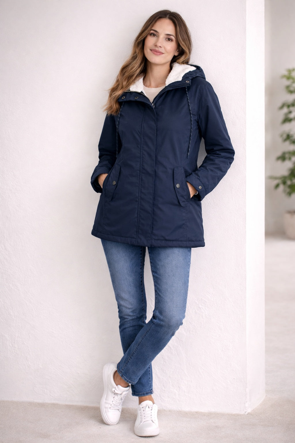 Amalia | Parka Impermeable Forrada