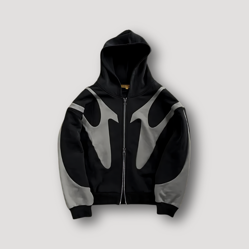 Jorge | Sudadera con Cremallera Estampado Gráfico