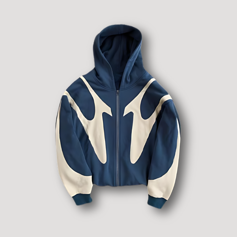 Jorge | Sudadera con Cremallera Estampado Gráfico